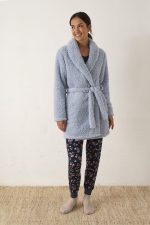 PROMISE - Completo 3 pezzi: pigiama, pantalone fantasia, giacca