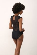 PROMISE-Body sottogiacca spalla larga in pizzo e lycra - immagine 2
