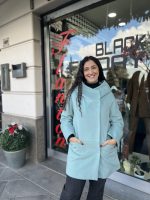 B COAT-Cappotto corto taglio dritto