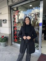 B COAT-Cappotto cashmere and wool modello classico