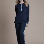 PEPITA - Pigiama blu serafino