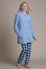 PEPITA-Vestaglia micropail con zip