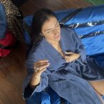 Vestaglia incrociata in micropail