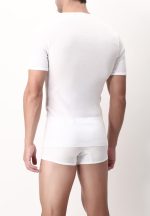 PEROFIL-T-Shirt Filo Di Scozia Scollo a V - immagine 2