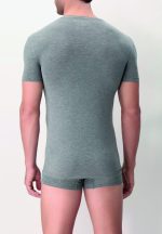 PEROFIL - T-shirt girocollo x-touch grigio melange - immagine 4