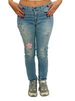 LUXURY - Jeans con stampa - immagine 3