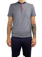 PEROFIL - Jersey Jacqaurd Pigiama Corto