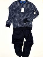 PEROFIL - Stampa Pesci Pigiama Lungo