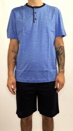 PEROFIL - Stampa Lisca Pigiama Corto