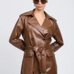 INFLUENCER - Trench Faux Leather