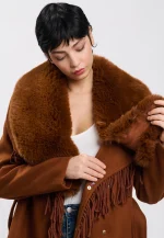 INFLUENCER - Coat Rust - immagine 3