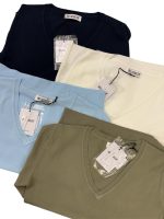 INFLUENCER - Maglioncino in Filo Scollo a V - immagine 4