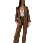 PRENIU - Tailleur Brown
