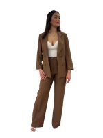PRENIU - Tailleur Brown
